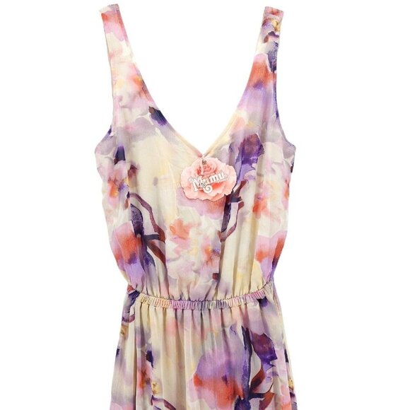 NWT Show Me Your MuMu Kendall Floral Maxi Dress Bridesmaid Size LARGE - Picture 4 of 9